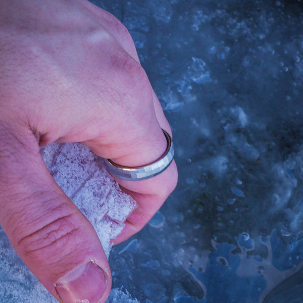 SIEMPRE CUSHION BAND RING (SØLV)