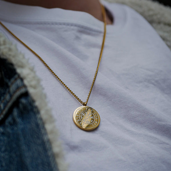 VEGVISIR HALSKÆDE (GULD)
