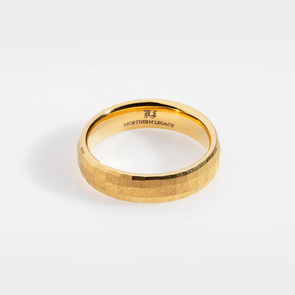 SIEMPRE CUSHION BAND RING (GULD)