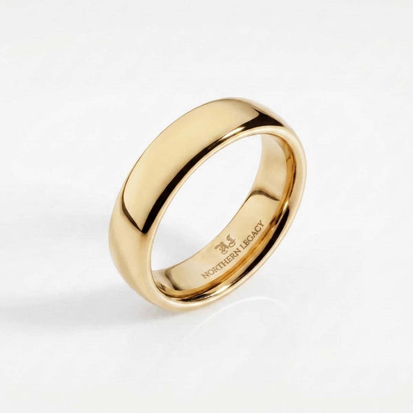 SIEMPRE BAND RING (GULD)