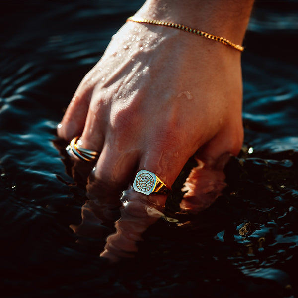 MINIMAL SEQUENCE ARMBÅND (GULD)