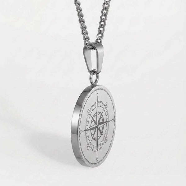 COMPASS HALSKÆDE (SØLV)