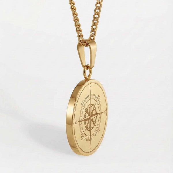 COMPASS HALSKÆDE (GULD)