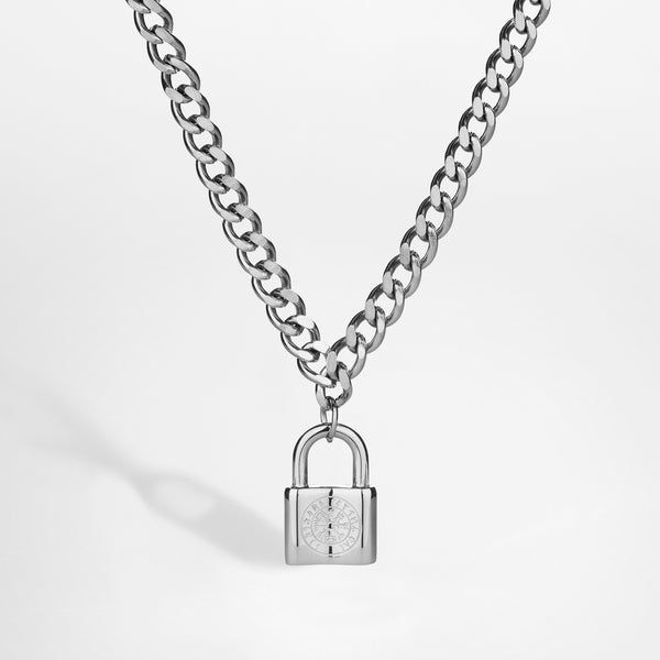 VEGVISIR LOCK HALSKÆDE (SØLV)