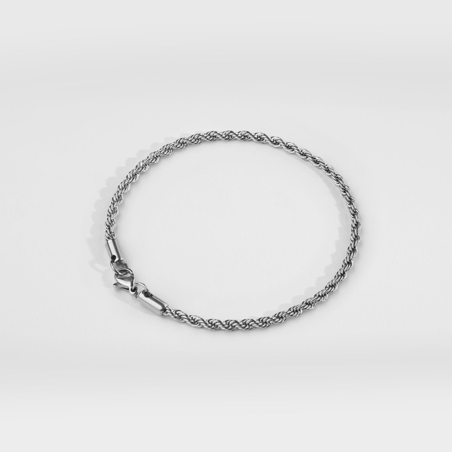 Rope bracelet - Silver-toned
