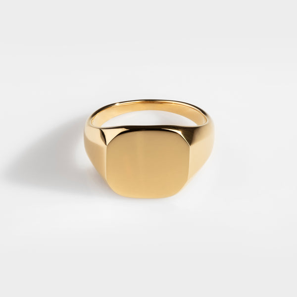 CLASSIC SIGNET RING (GULD)