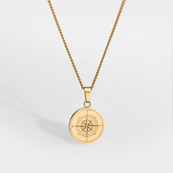 COMPASS HALSKÆDE (GULD)
