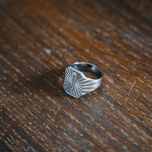 GUNGNIR SIGNET RING (SØLV)
