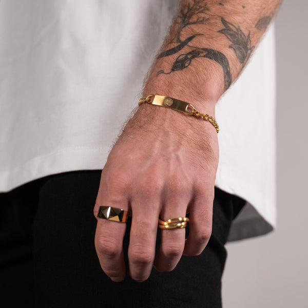 SEQUENCE TAG ARMBÅND (GULD)