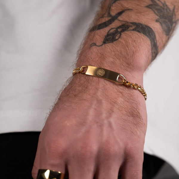 SEQUENCE TAG ARMBÅND (GULD)