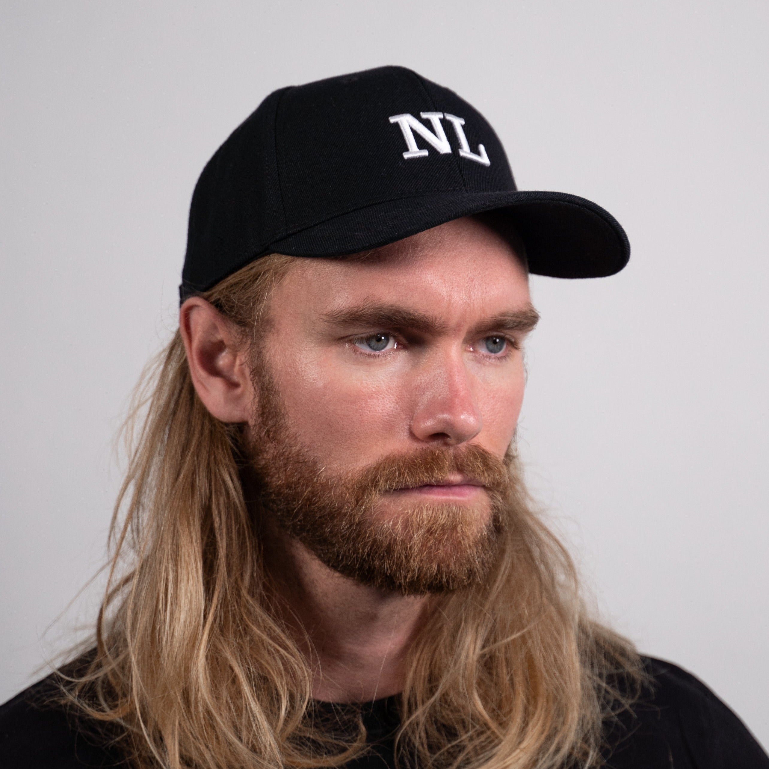 NL Dad cap - Sort/hvid
