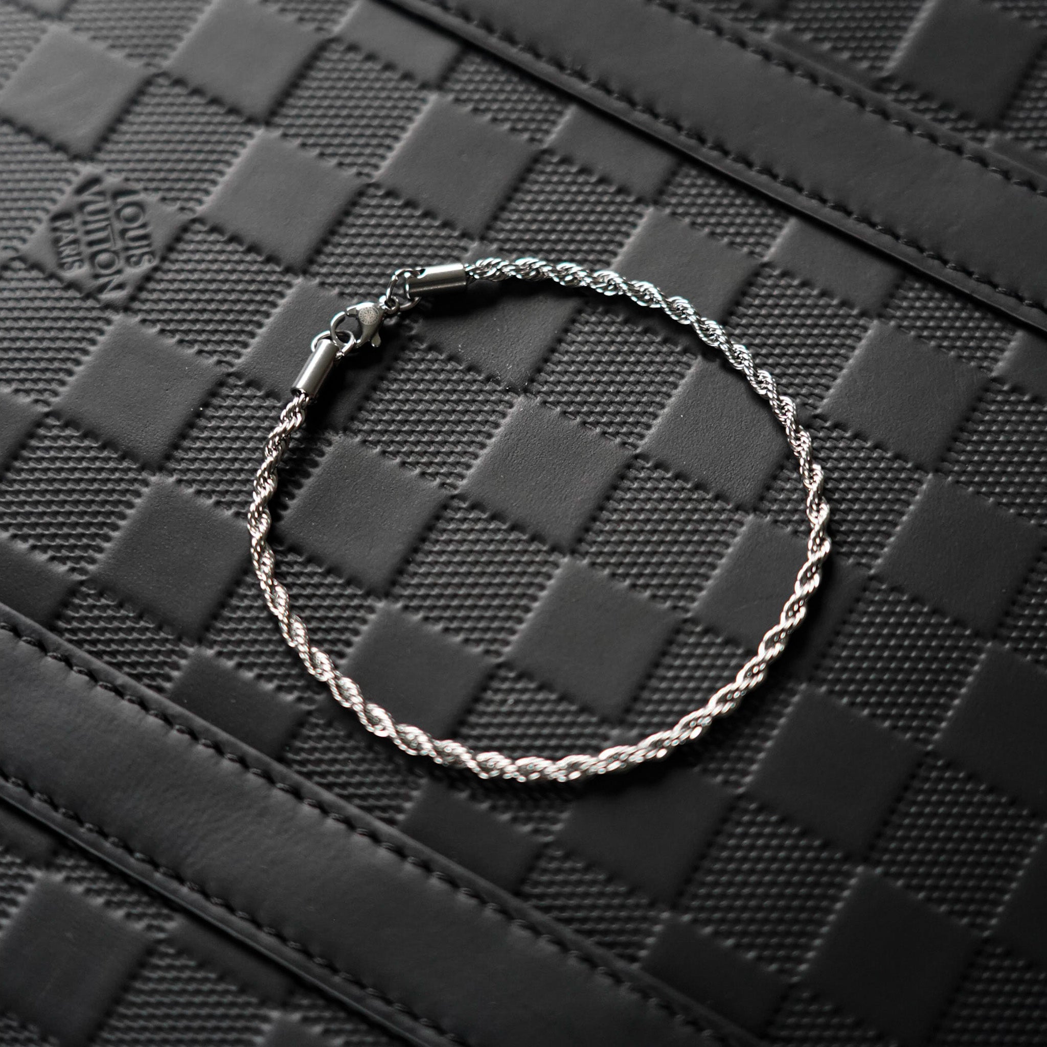 Rope bracelet - Silver-toned