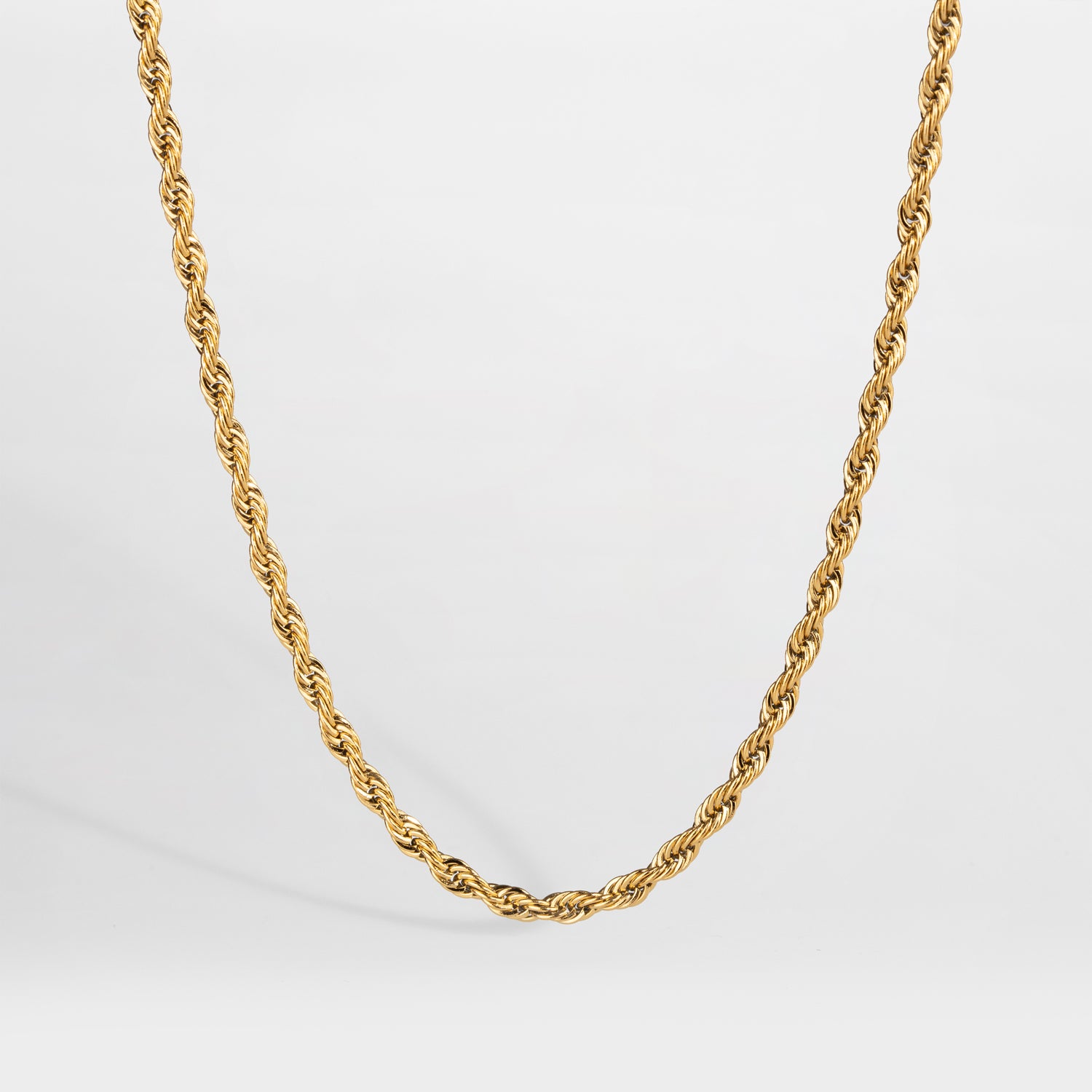 Rope halskæde - Guldtonet