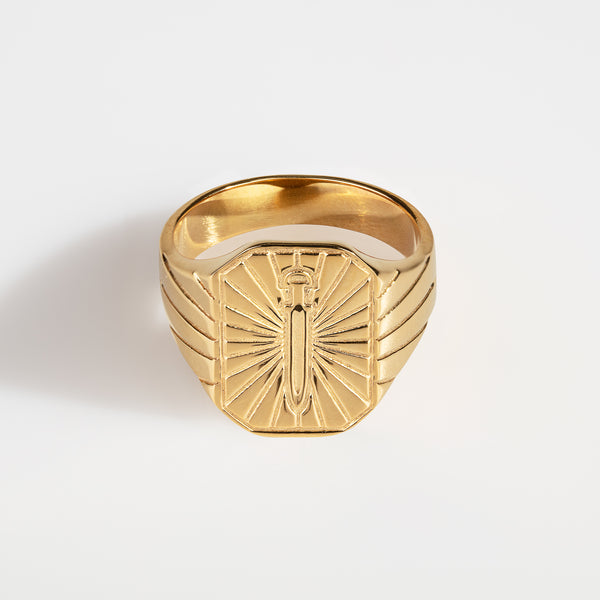 GUNGNIR SIGNET RING (GULD)