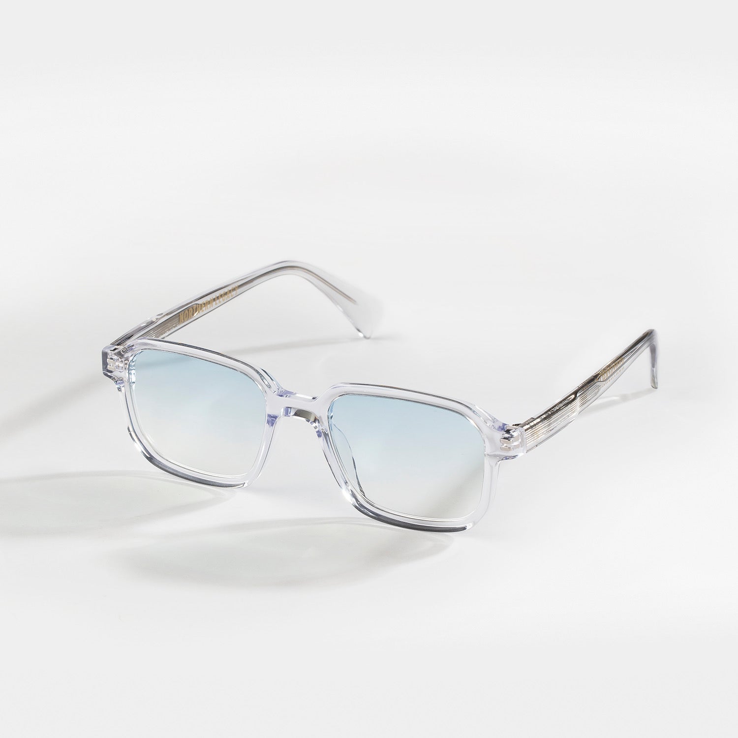 Vibrant solbriller - Transparent grå/blå