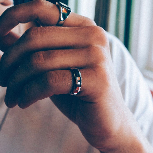 SIEMPRE CUSHION BAND RING (SØLV)