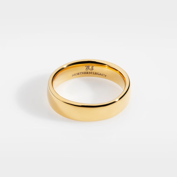 SIEMPRE BAND RING (GULD)