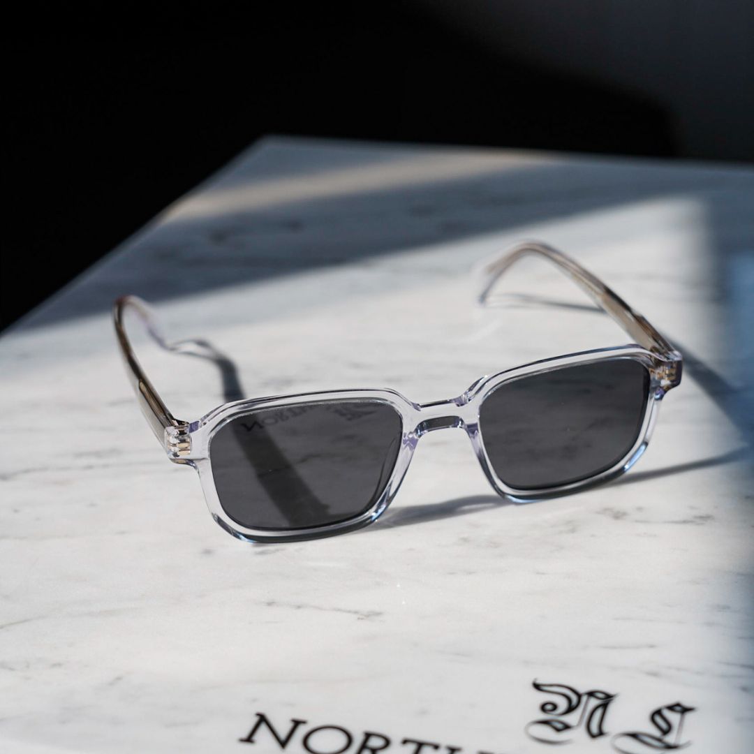 Vibrant solbriller - Transparent grå